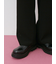 【イージーケア】サイドタブストレートパンツ