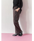 【イージーケア】サイドタブストレートパンツ