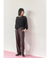 【イージーケア】サイドタブストレートパンツ