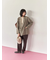 【イージーケア】サイドタブストレートパンツ