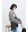 袖シフォンレイヤードプルオーバー