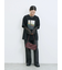 袖シフォンレイヤードプルオーバー