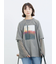 袖シフォンレイヤードプルオーバー