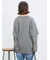 袖シフォンレイヤードプルオーバー