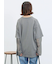 袖シフォンレイヤードプルオーバー