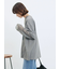 袖シフォンレイヤードプルオーバー