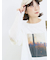 袖シフォンレイヤードプルオーバー