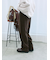 カットコールストレートパンツ