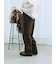 カットコールストレートパンツ