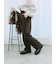 カットコールストレートパンツ