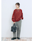 ポンチ袖タックプルオーバー