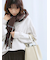 ポンチ袖タックプルオーバー