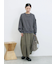 ポンチ袖タックプルオーバー