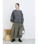 ポンチ袖タックプルオーバー
