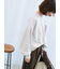 ポンチ袖タックプルオーバー