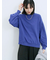 ポンチ袖タックプルオーバー