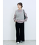 ポンチ袖タックプルオーバー