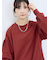 ポンチ袖タックプルオーバー