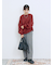 ポンチ袖タックプルオーバー