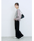 ふわふわショート丈ニットベスト