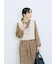 ふわふわショート丈ニットベスト