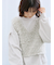 ふわふわショート丈ニットベスト