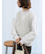 ふわふわショート丈ニットベスト