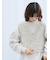 ふわふわショート丈ニットベスト