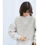 ふわふわショート丈ニットベスト