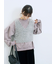 ふわふわショート丈ニットベスト