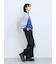切り替えタックパンツ