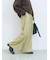 切り替えタックパンツ
