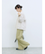 切り替えタックパンツ