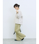 切り替えタックパンツ