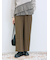切り替えタックパンツ