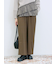 切り替えタックパンツ