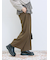 切り替えタックパンツ