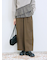 切り替えタックパンツ