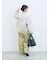 切り替えタックパンツ