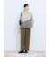 切り替えタックパンツ