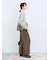 切り替えタックパンツ