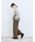 切り替えタックパンツ