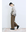 切り替えタックパンツ