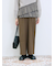 切り替えタックパンツ