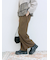 切り替えタックパンツ