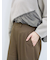 切り替えタックパンツ
