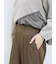 切り替えタックパンツ