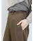 切り替えタックパンツ