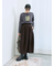 ギャザーコクーンスカート