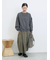 ギャザーコクーンスカート
